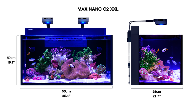 Red Sea- Max Nano XXL mit Unterschrank