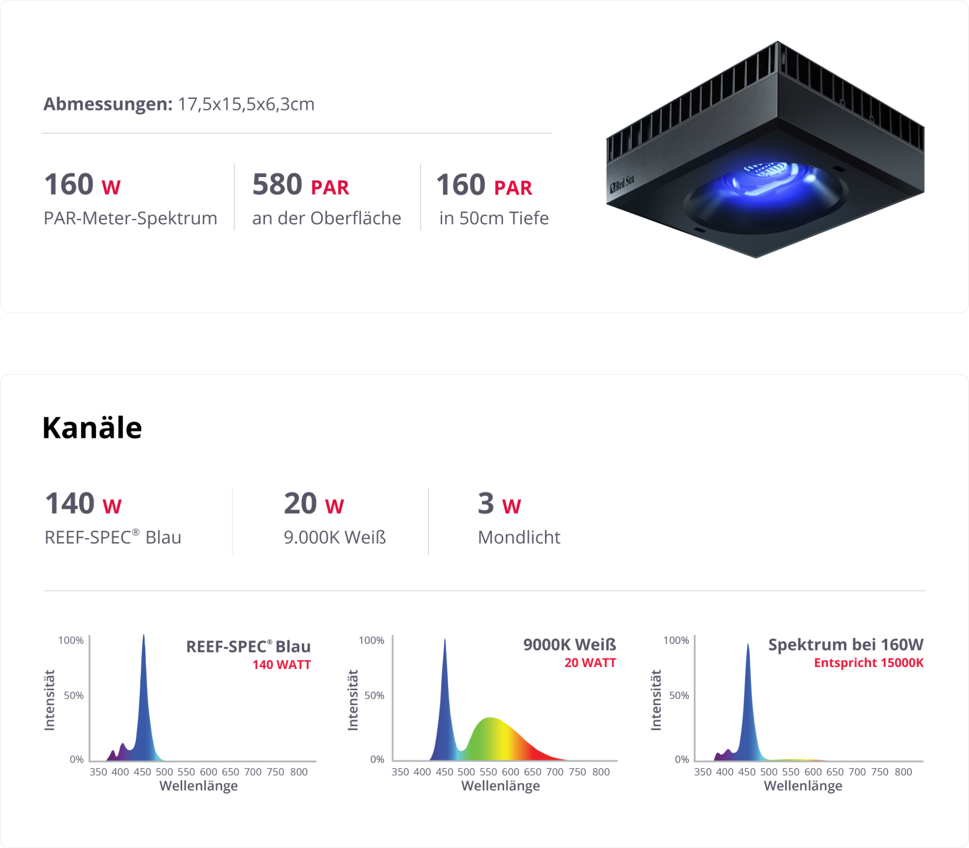 Red Sea Reefer MAX S-850 G2+ System  Weiss