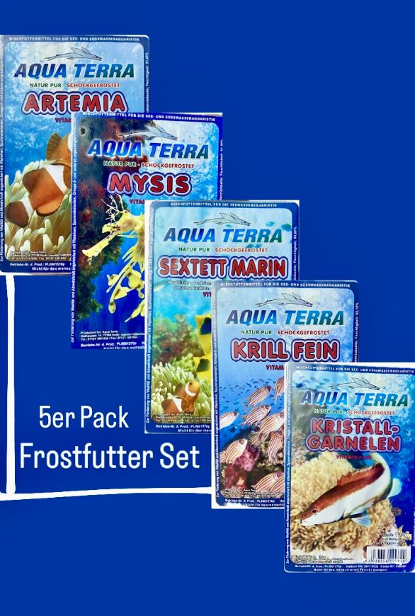 Frostfutter Set - 5er Pack  Fischfutter-Set