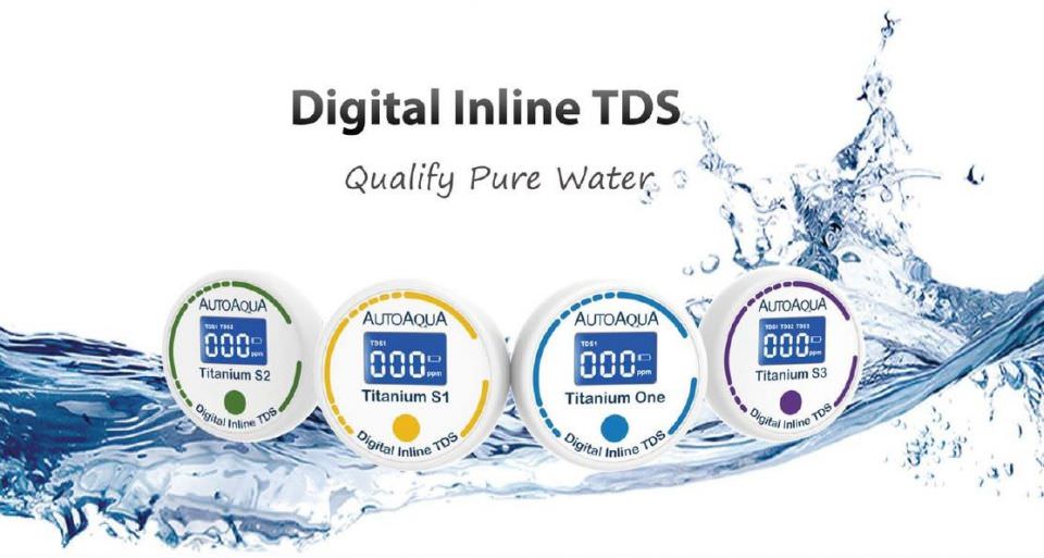 Digital Inline TDS - Titanium S2  für Osmose Anlagen  