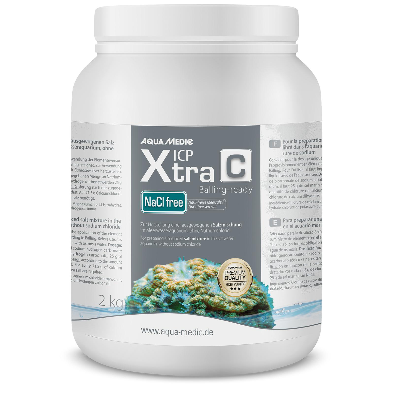 ICP Xtra  C - Zur Herstellung einer ausgewogenen Salzmischung im Meerwasseraquarium, ohne Natriumchlorid